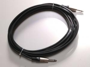 ELECTRIC GUITAR 6M AMP LEAD 2 STRAIGHT PLUGS AMPLIFIER CORD